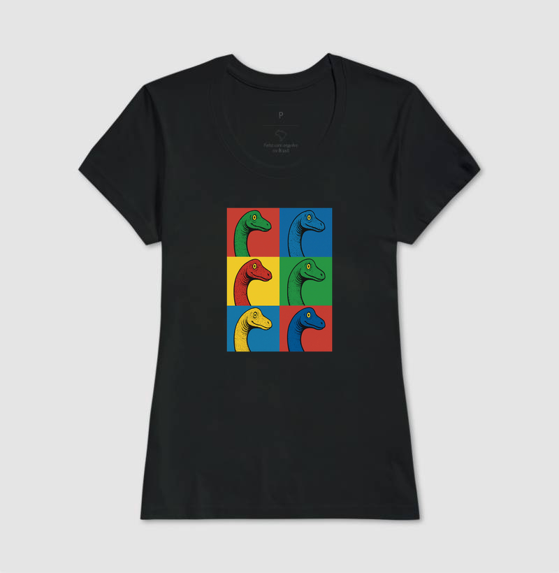 Camiseta Dino Pop Braquiossauro - Imagem 5