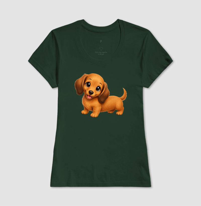 Dachshund Marrom - Desenho Animado - Imagem 13