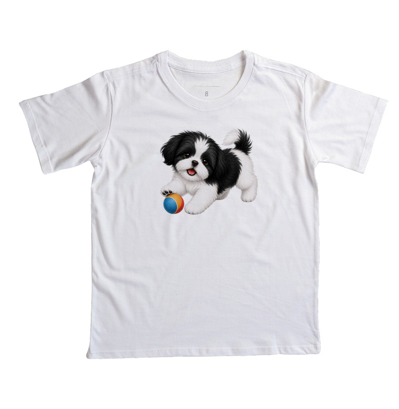 Shih Tzu Preto - Desenho Animado - Imagem 3