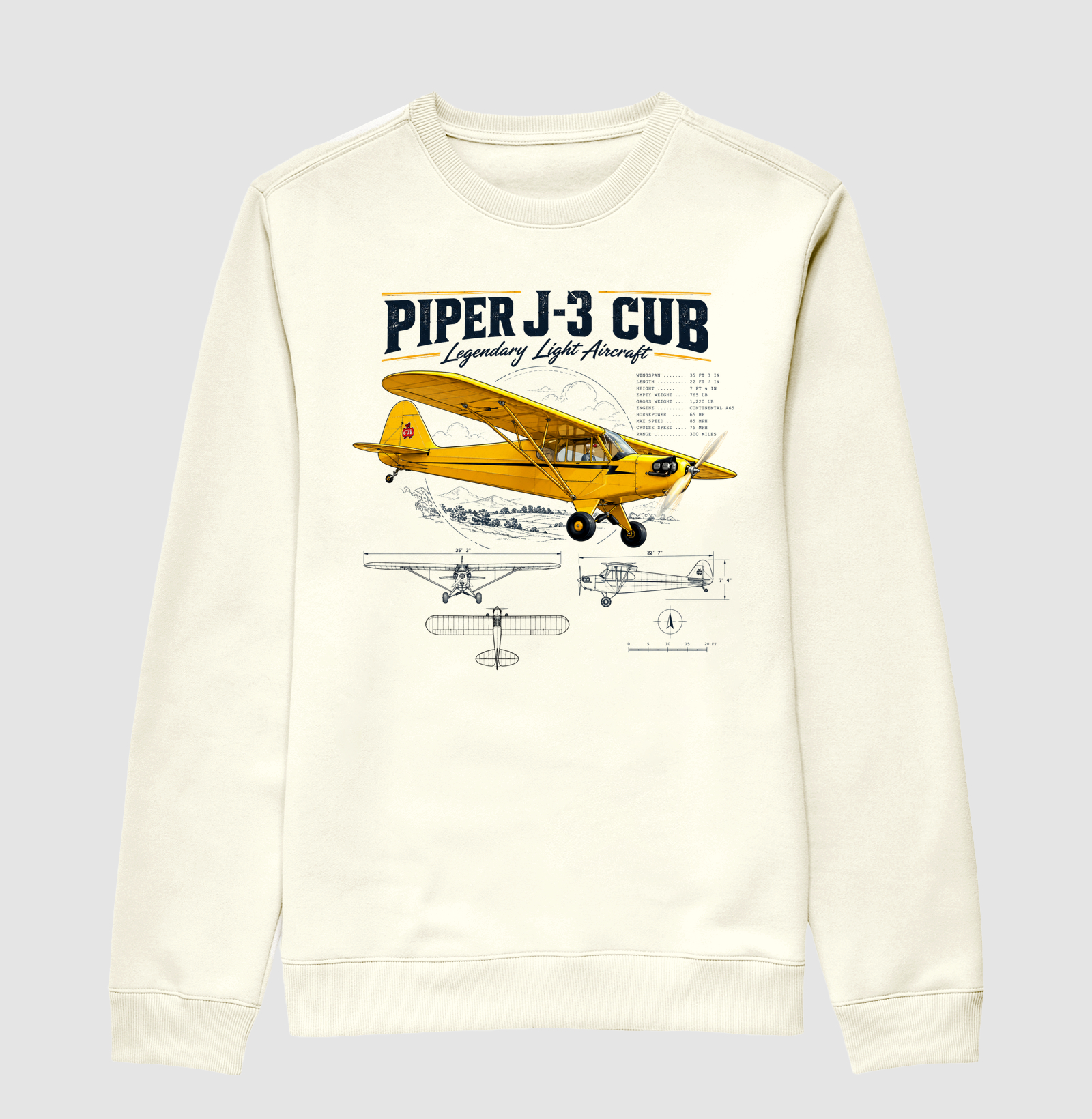 Piper J3 Cub | Vintage - Imagem 2