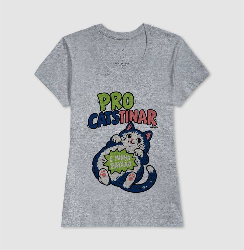 Camiseta Procatstinar É Minha Paixão - Imagem 9