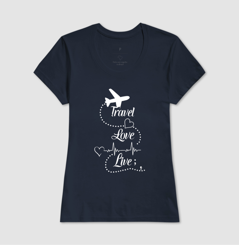 Camiseta Travel Love Live – Estampa de Viagem | Excursionista - Imagem 10