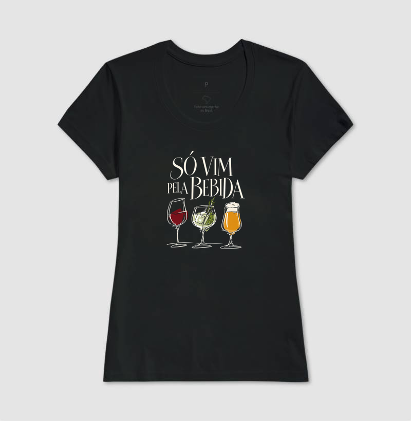 Só vim pela bebida - feminino - Imagem 6