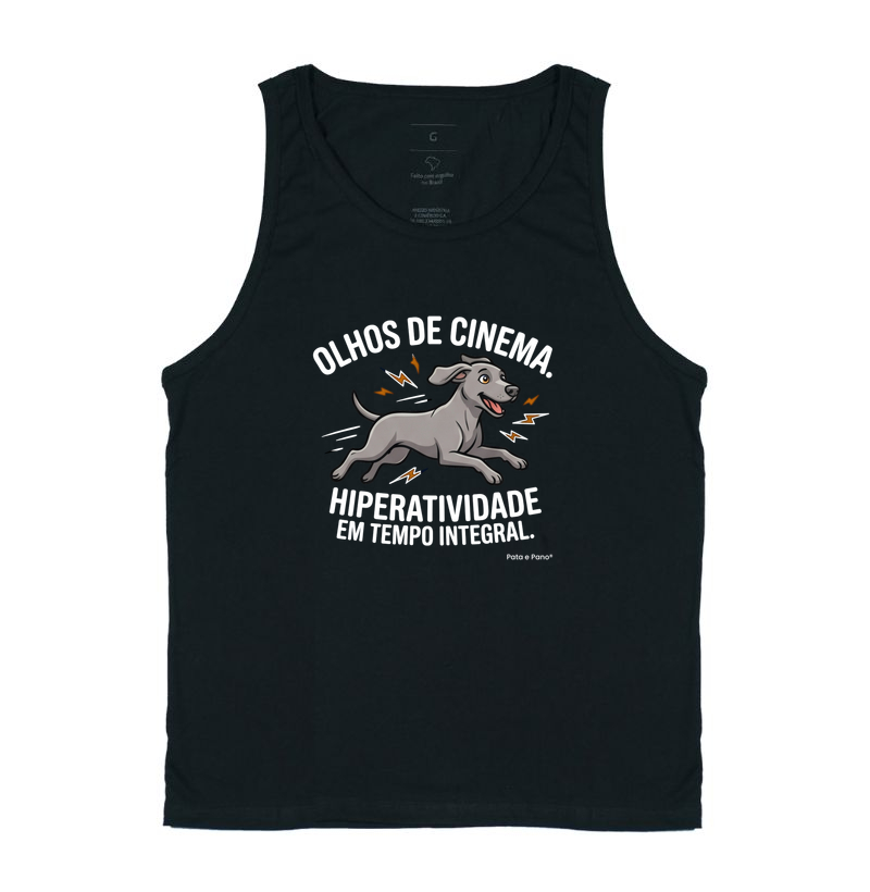 CAMISETA WEIMANARER OLHOS DE CINEMA - Imagem 3