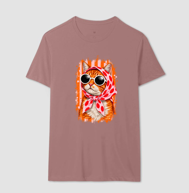 Gato Fashion Retrô Laranja  - Imagem 16