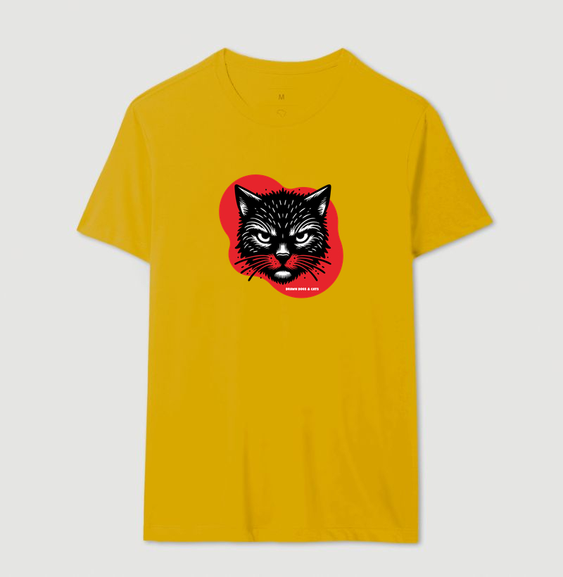 Gato preto e fundo vermelho - Imagem 13