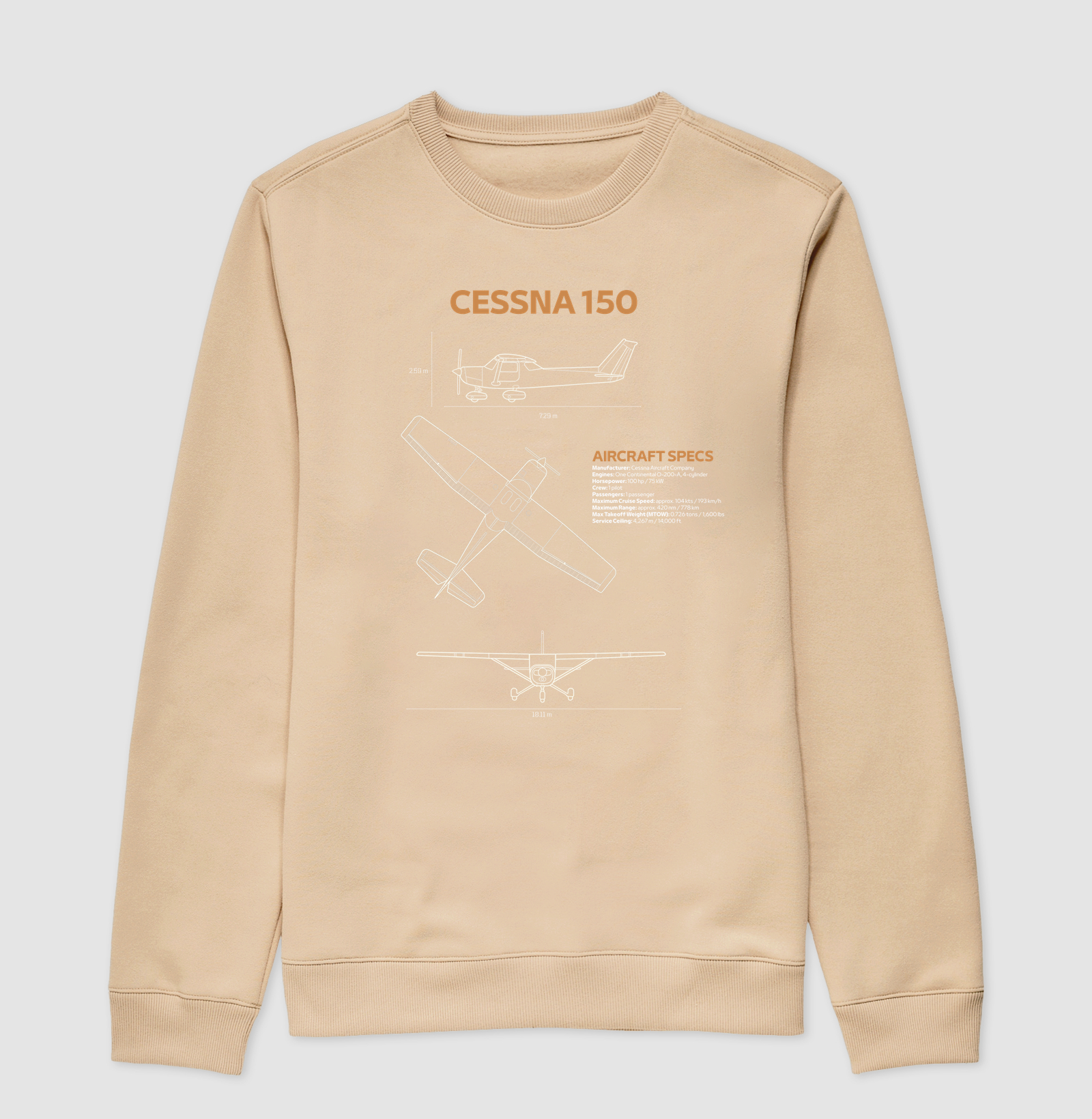 Cessna 150 | Blueprint - Imagem 3