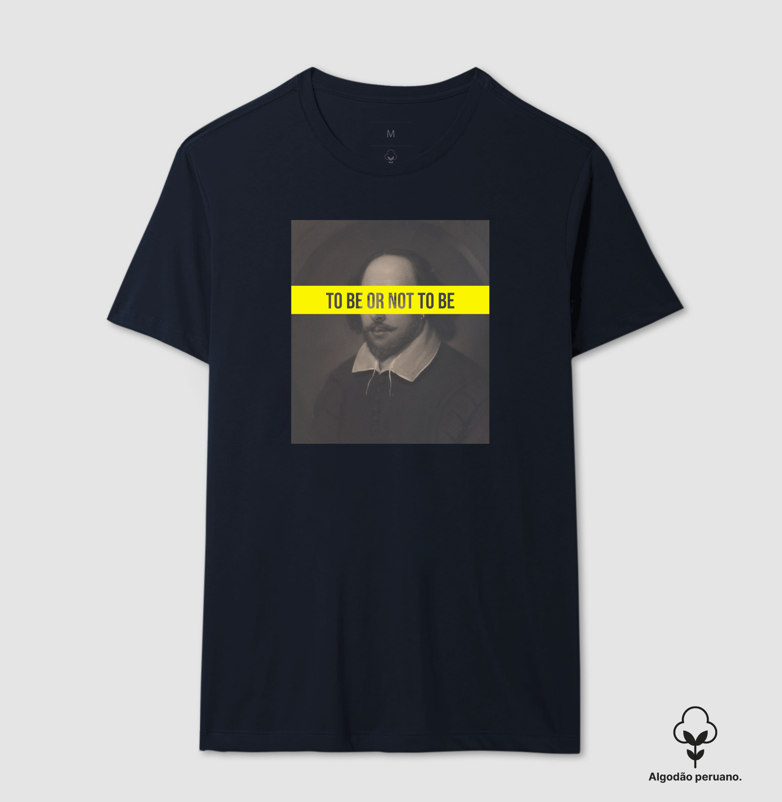 Camiseta Algodão Peruano - Shakespeare - To Be or Not - Imagem 5