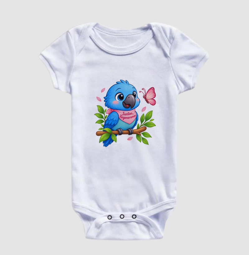 Body Infantil - Ararinha Azul - Imagem 2