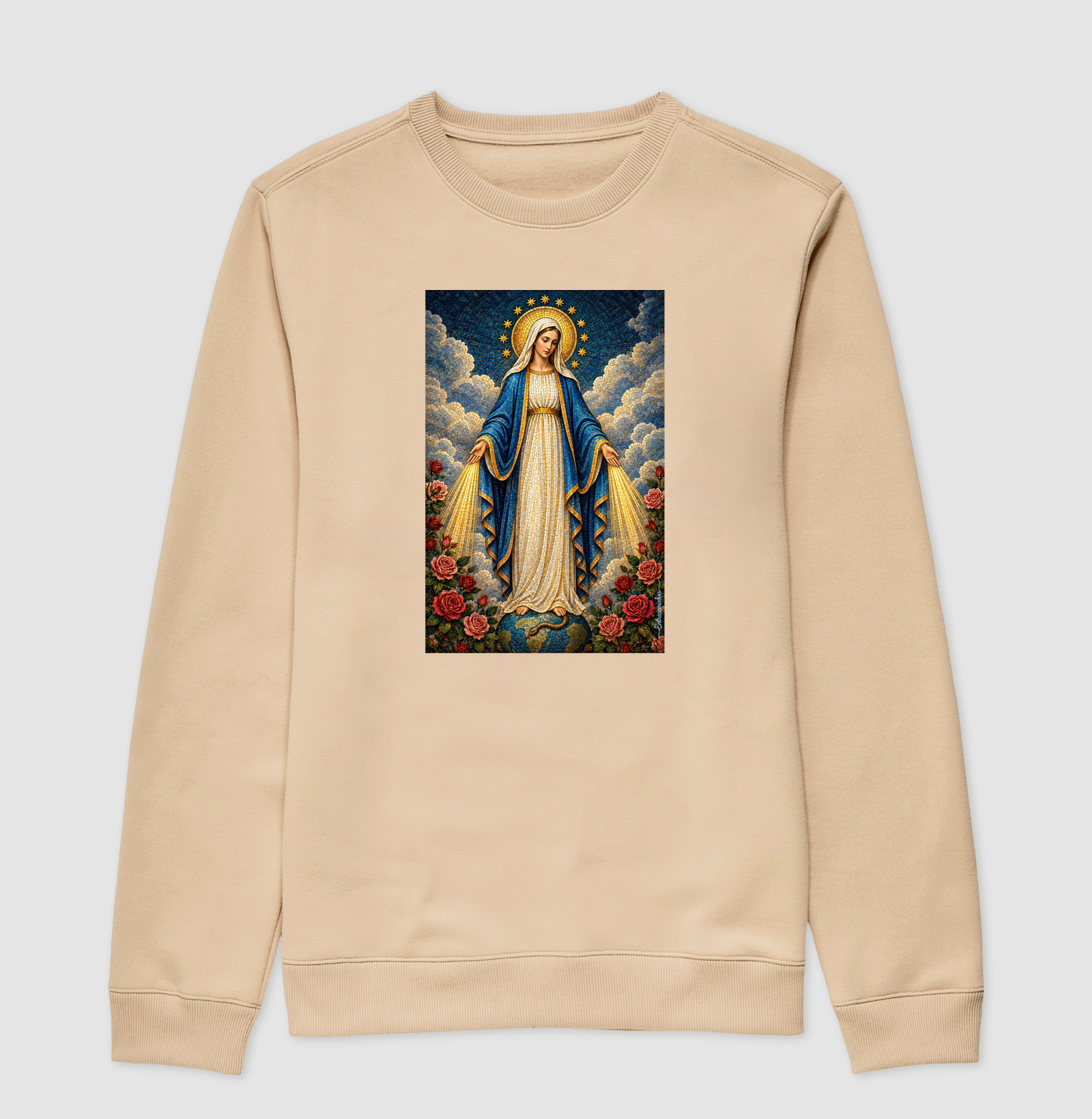 Nossa Senhora das Graças – Mosaico Sagrado | Medalha Milagrosa - Imagem 3