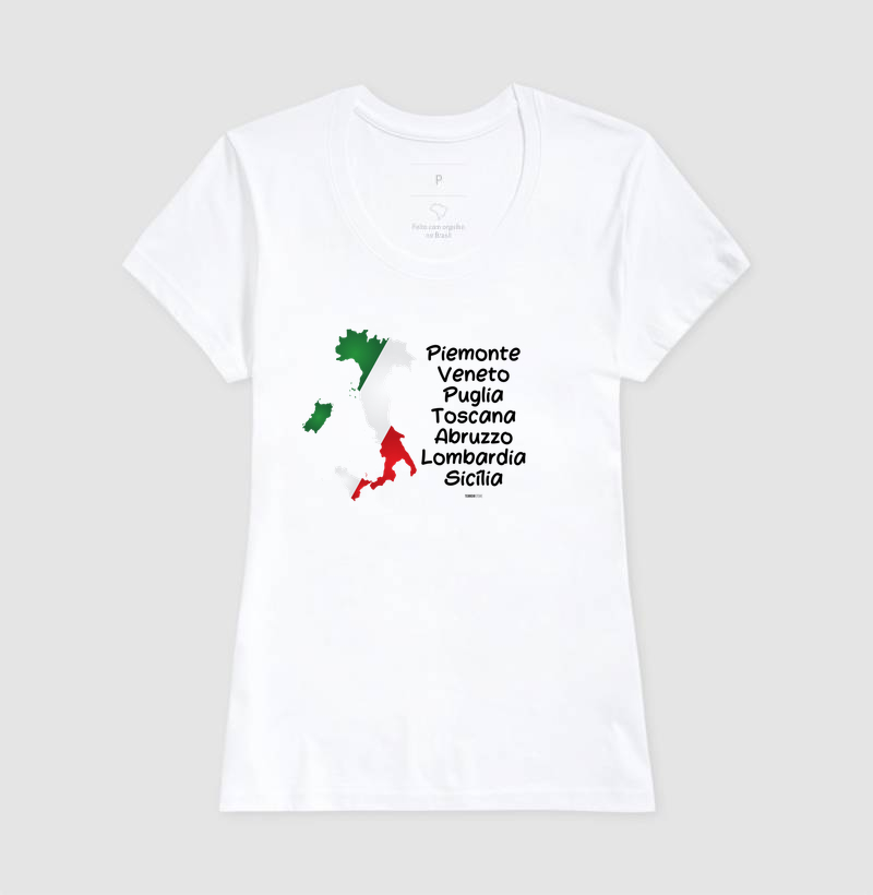 Camiseta Vinho - Regiões da Itália - Imagem 6