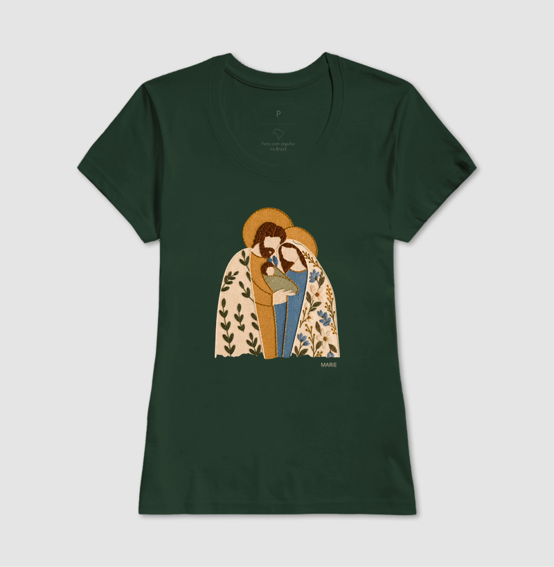 Sagrada Família estilo bordado  - Imagem 13