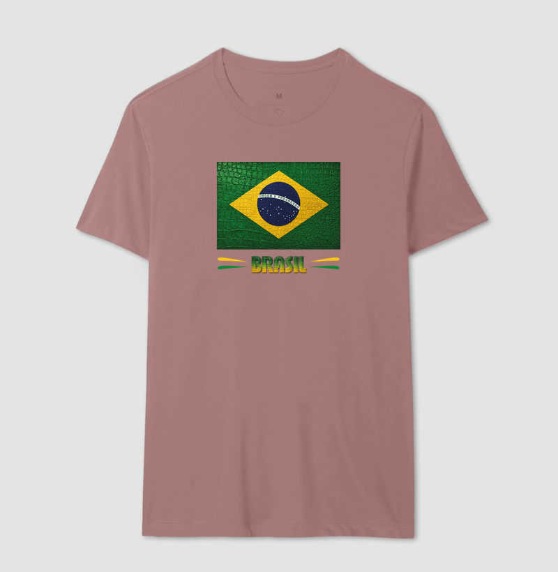 Camiseta Bandeira do BR estilizada (Masculina e Feminina) - Imagem 15