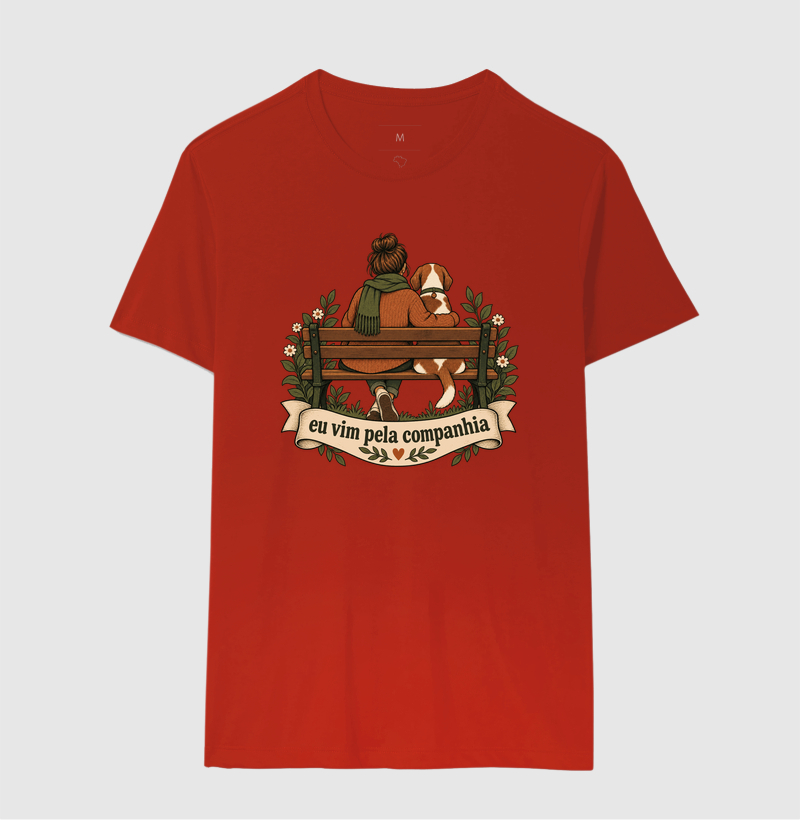 Camiseta Cachorro Afeto "eu vim pela companhia" | Pelo & Pano - Imagem 10