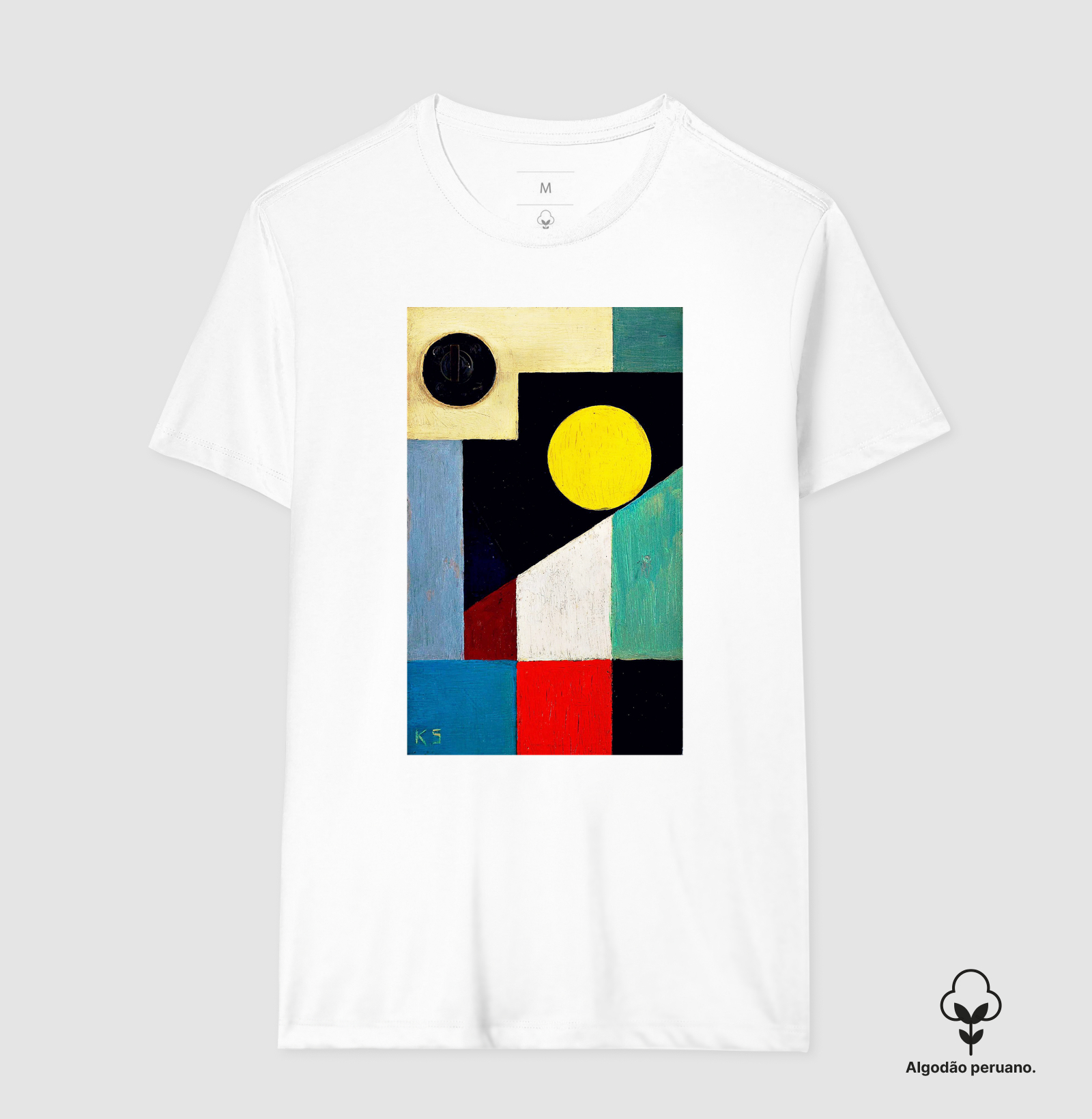 Camiseta Algodão Peruano Tanguis Kurt Schwitters - Imagem 6