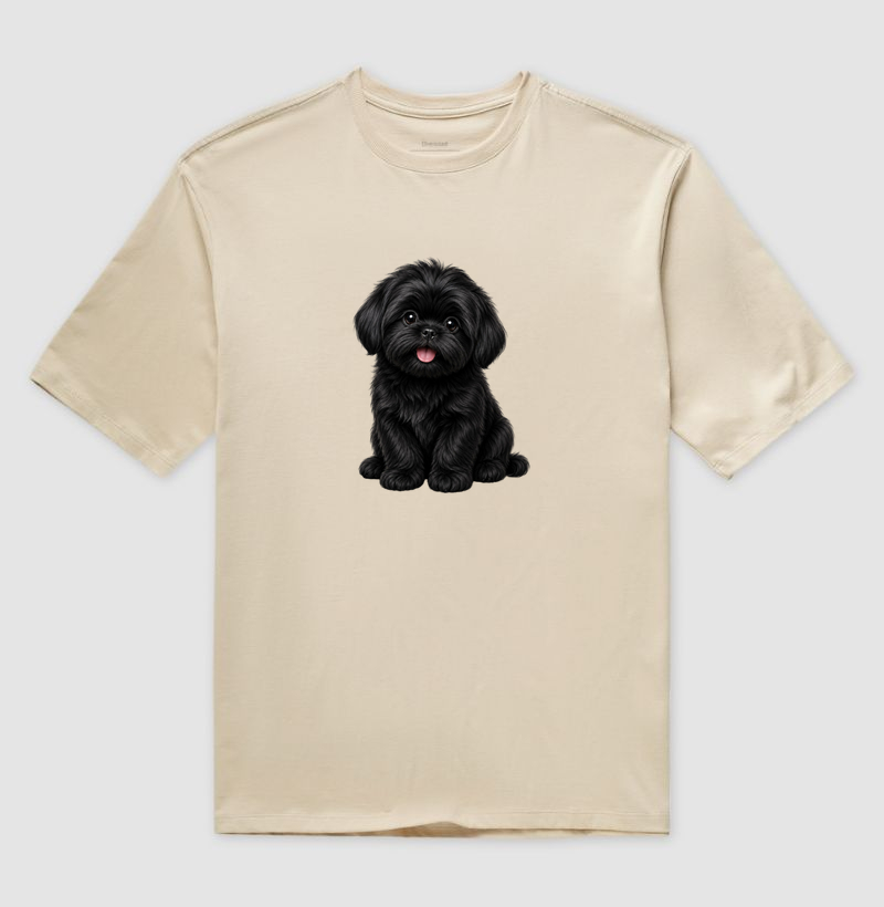 Shih Tzu Preto - Desenho Animado - Imagem 3