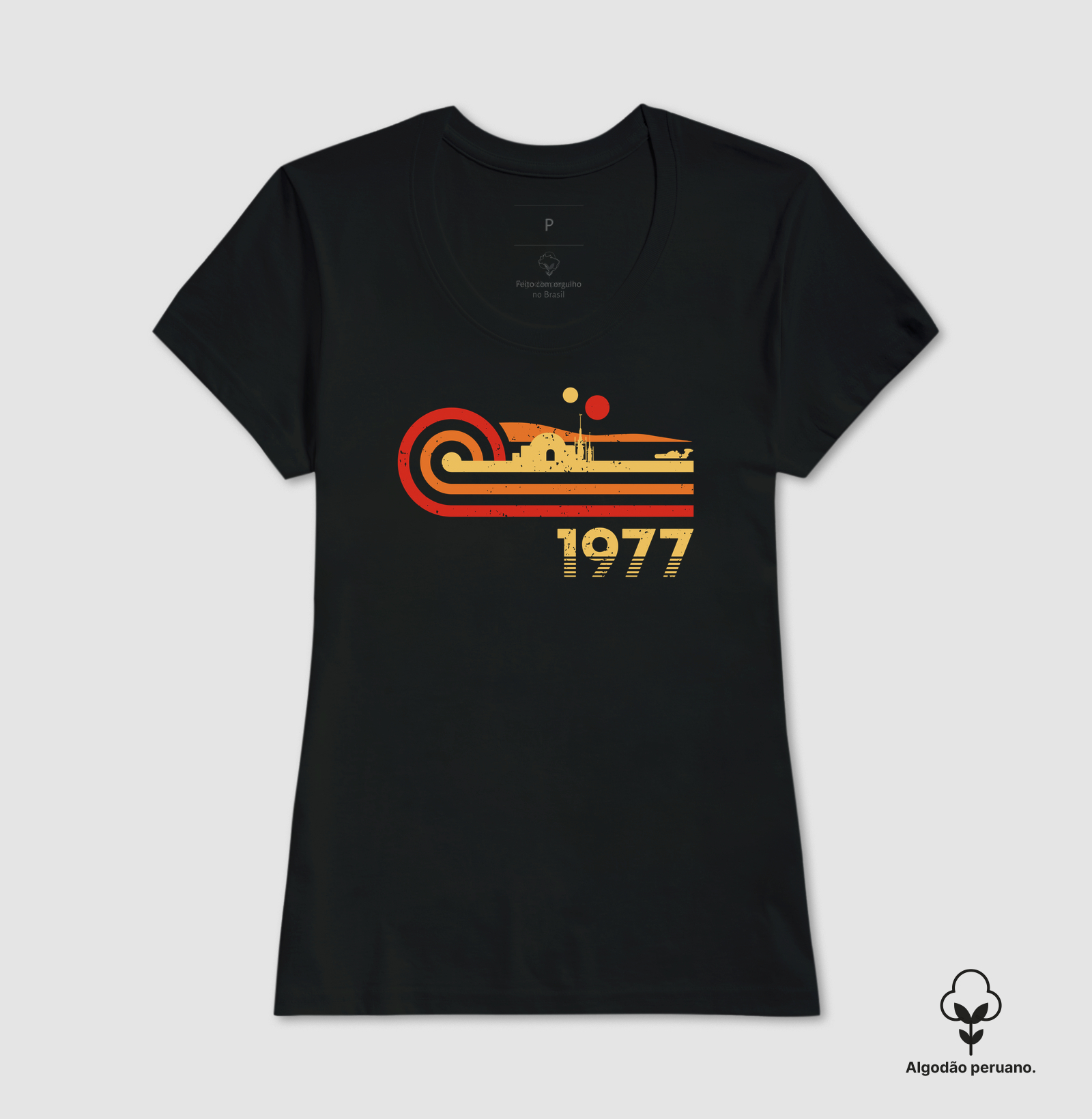 Camiseta  Retro Vintage Desert Planet 1977 - Imagem 3