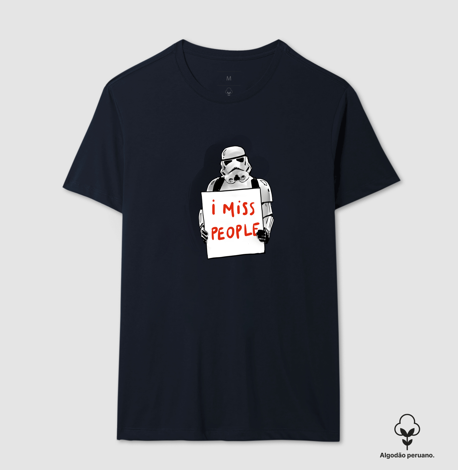 Camiseta I Miss People Algodão Peruano - Imagem 5