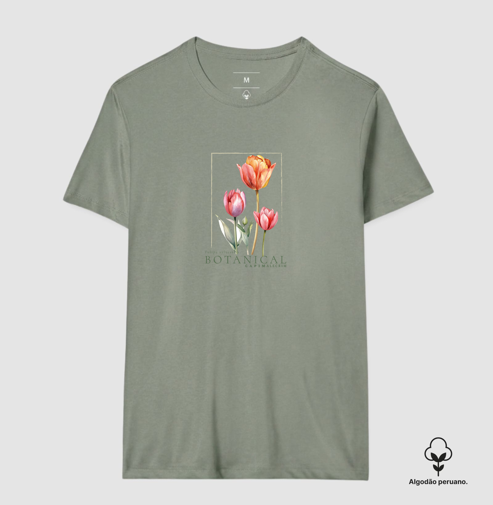 T-shirt Botanical Tulipas - Imagem 8