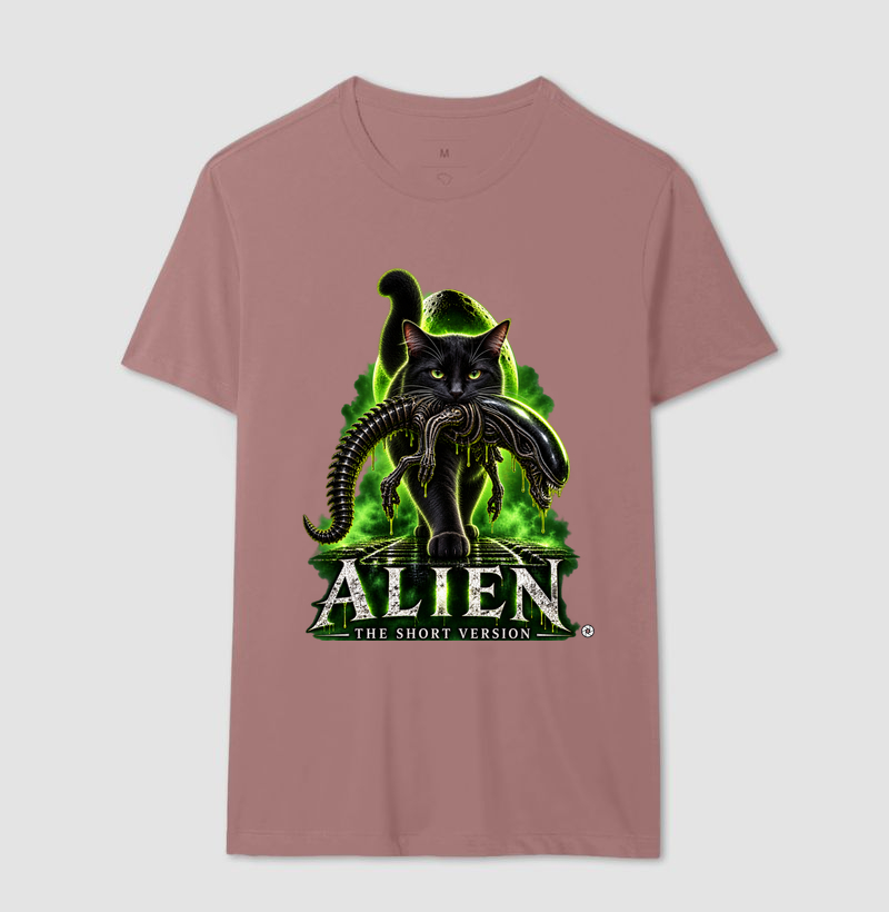 Camiseta Alien – The Short Version Gatos (pretinho) - Imagem 16