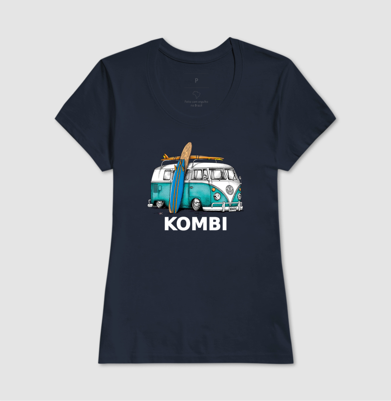 Kombi Surf Beach - VW Vintage Verde e Pranchas - Estilo Surfista Retrô - Imagem 5