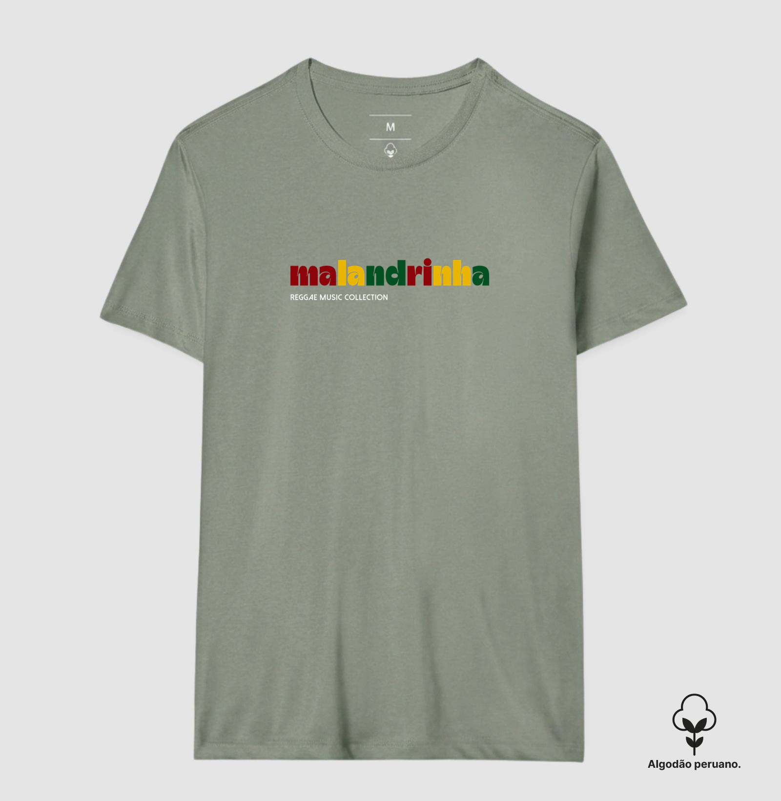 Camiseta Malandrinha. Coleção Reggae.  Masculino e feminino. Algodão Peruano. - Imagem 8