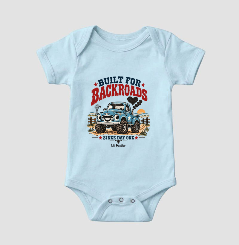 Country Built for Backroads Lil’ Dustler 100% Algodão - Imagem 6