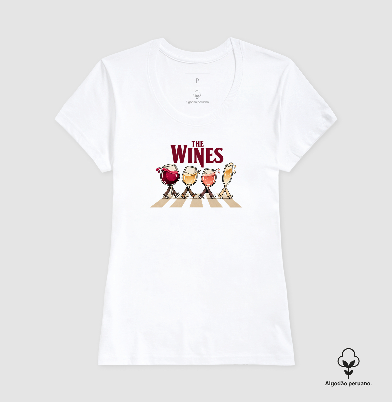 Camiseta The Wines – Taças de Vinho na Faixa de Pedestres - Imagem 8