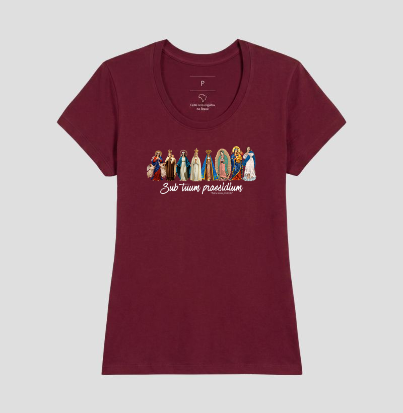 Camiseta Nossa Senhora "Sob a Vossa Proteção" - Imagem 17