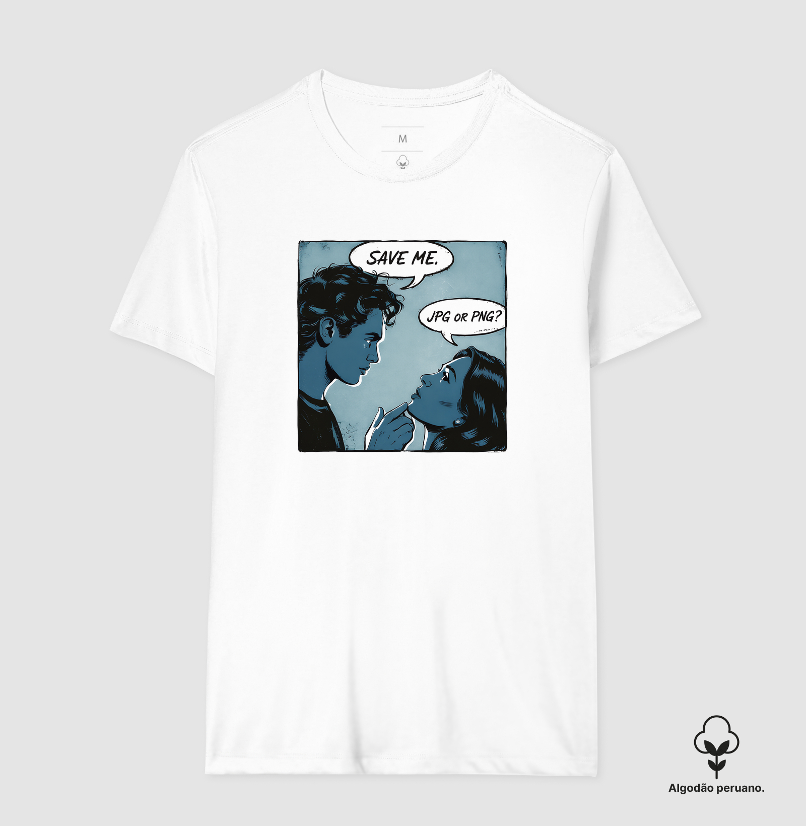 Camiseta Algodão Peruano Drama Digital - Imagem 2