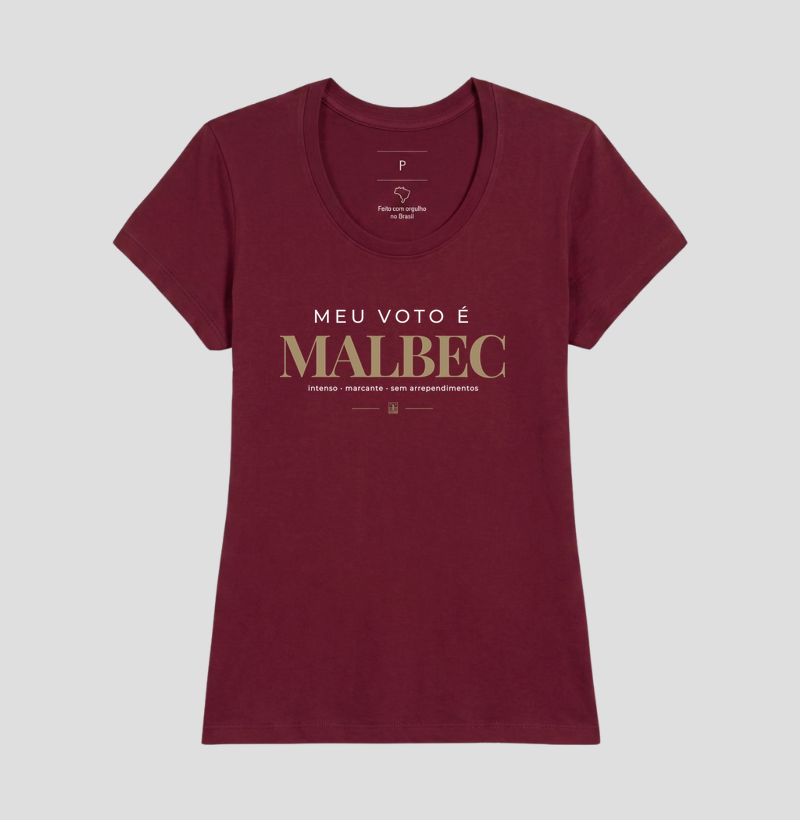 Camiseta “Meu Voto é Malbec” – Minimal Wine - Imagem 17