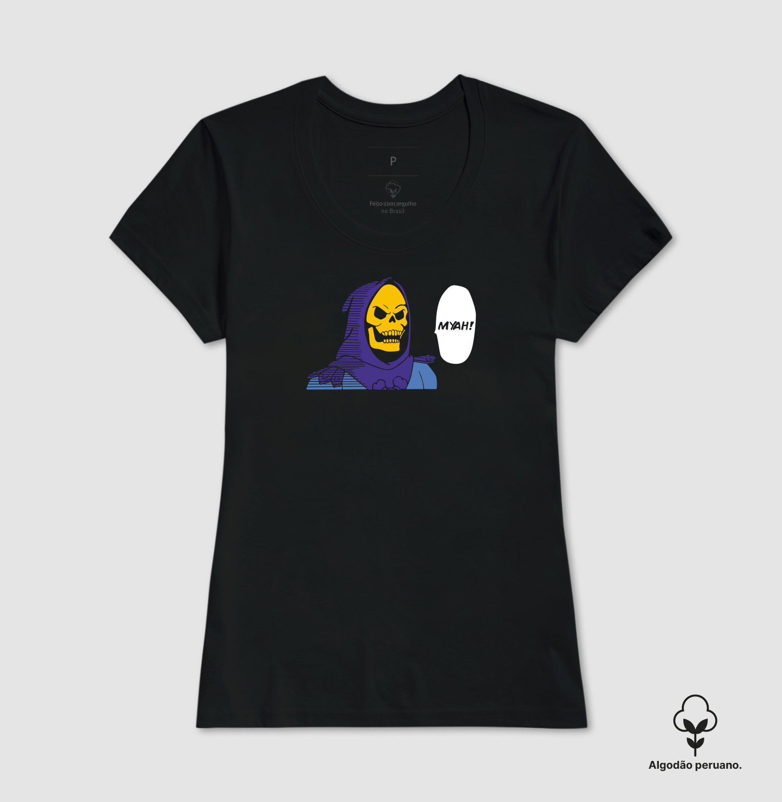 Camiseta One Punch Master Skeletor Algodão Peruano - Imagem 3