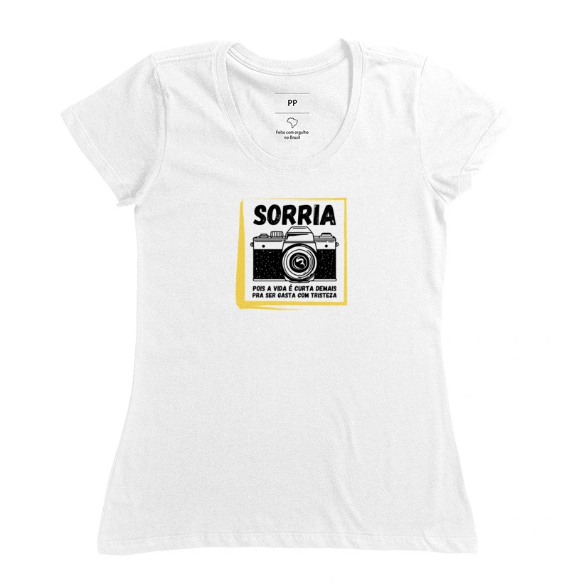 Camiseta sorria - Imagem 5