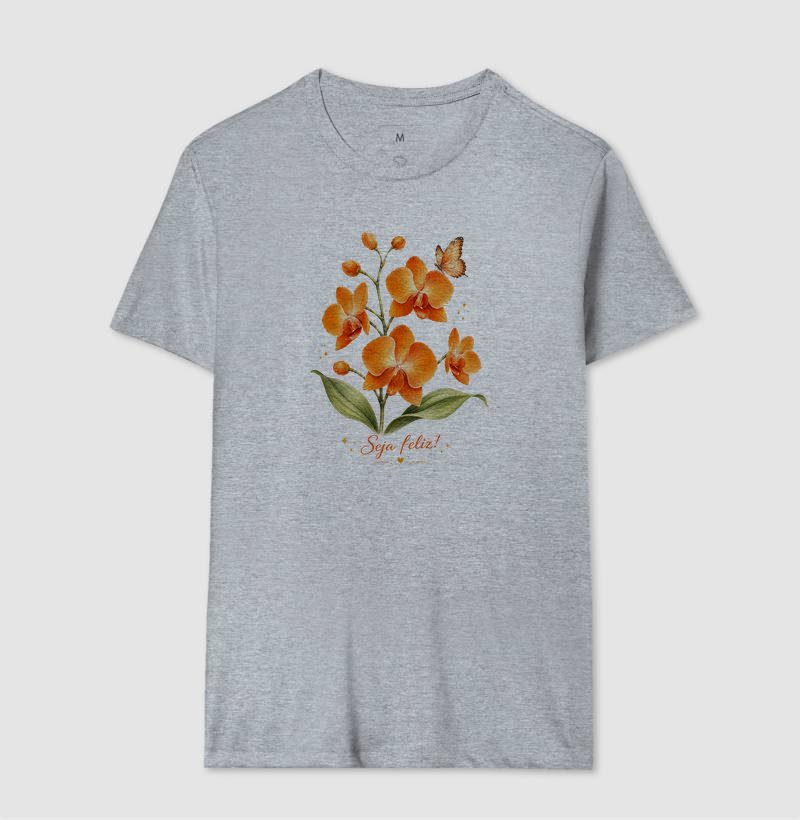 Camiseta Seja Feliz - Imagem 8