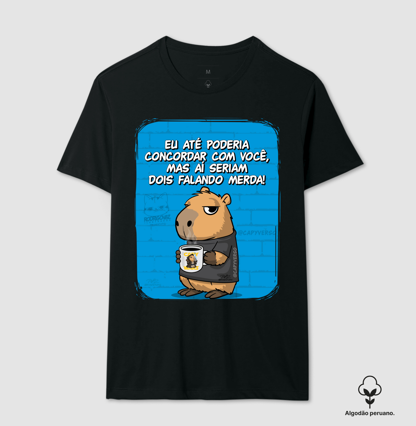 Camiseta Capivara Falando Merda - Imagem 5