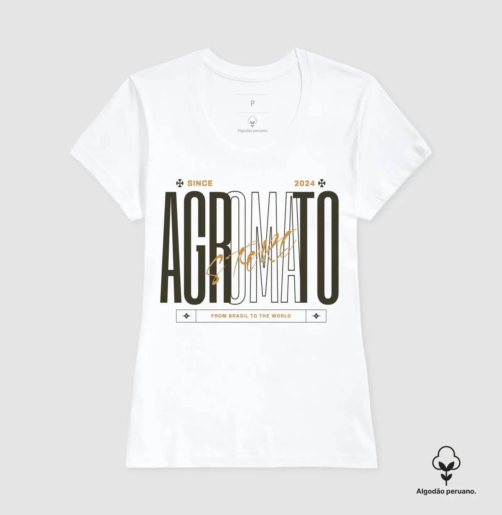 Camiseta Algodão Peruano Agro Mato - Imagem 3