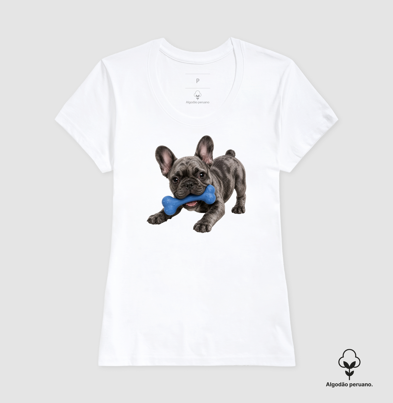 Bulldog (Buldogue) Francês Cinza - Desenho Animado - Imagem 9
