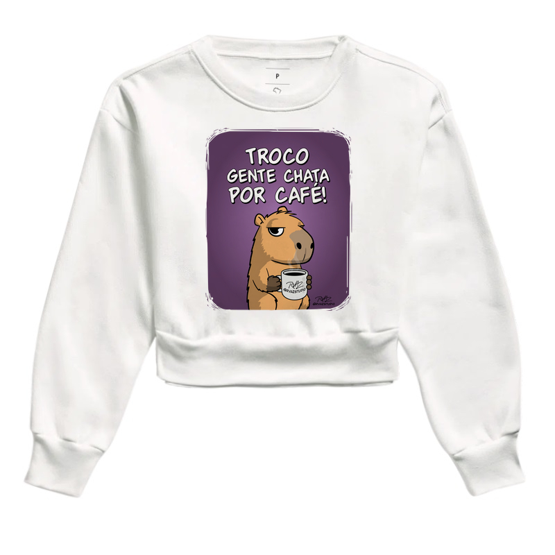Camiseta Capivara Troco por Café - Imagem 3