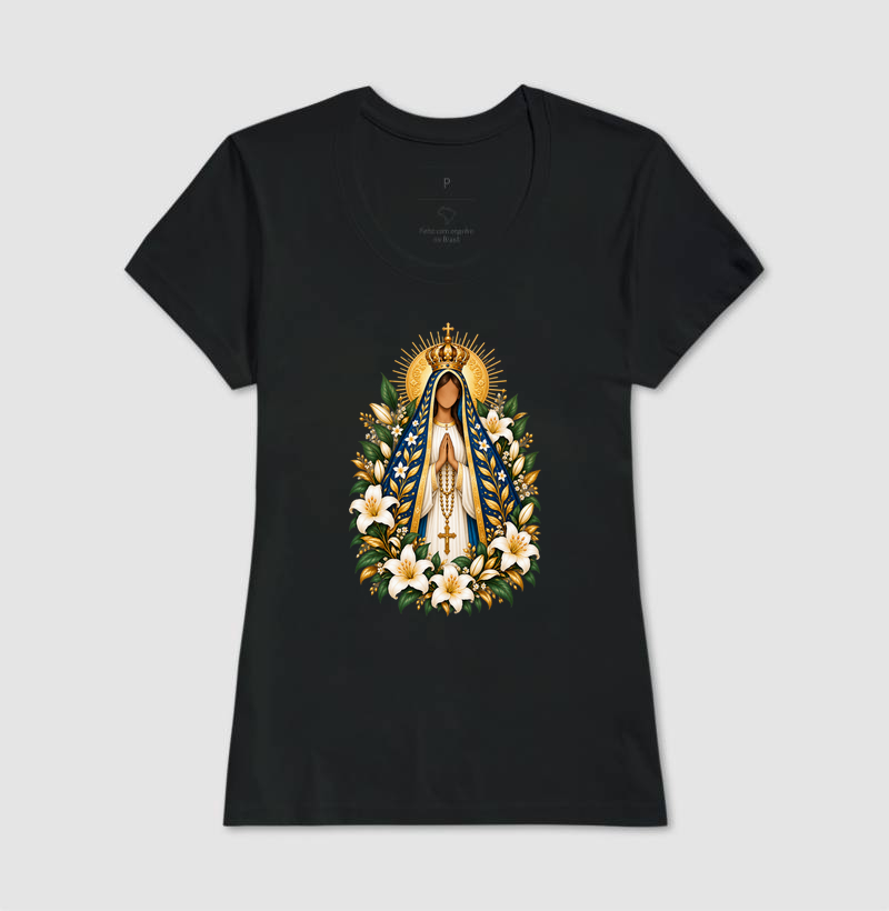 Camiseta Nossa Senhora Aparecida – Manto de Fé - Imagem 6