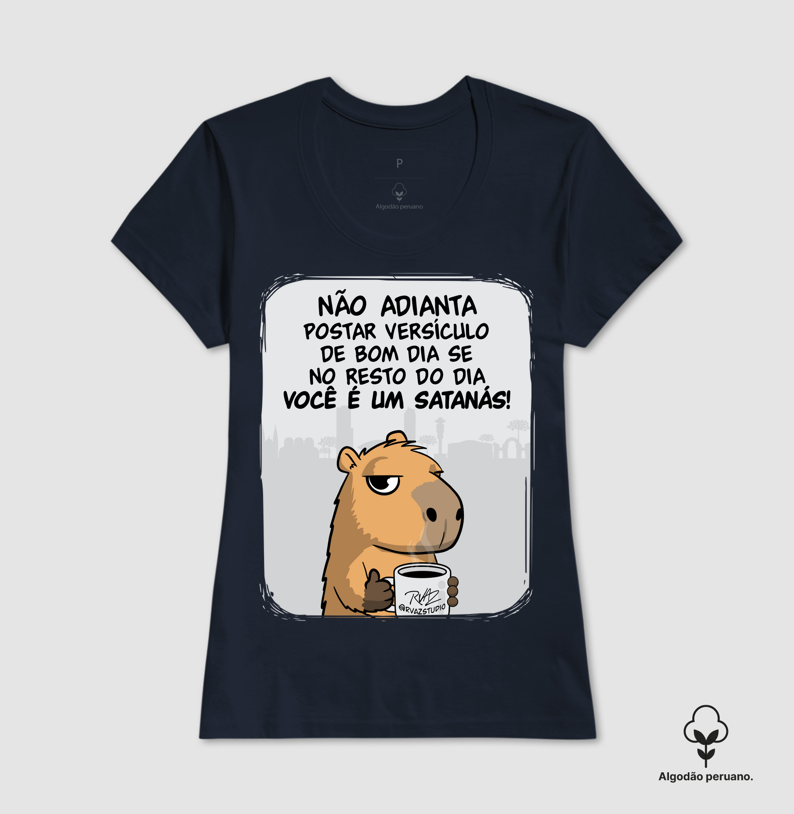 Camiseta Capivara Você é um Satanás - Imagem 7