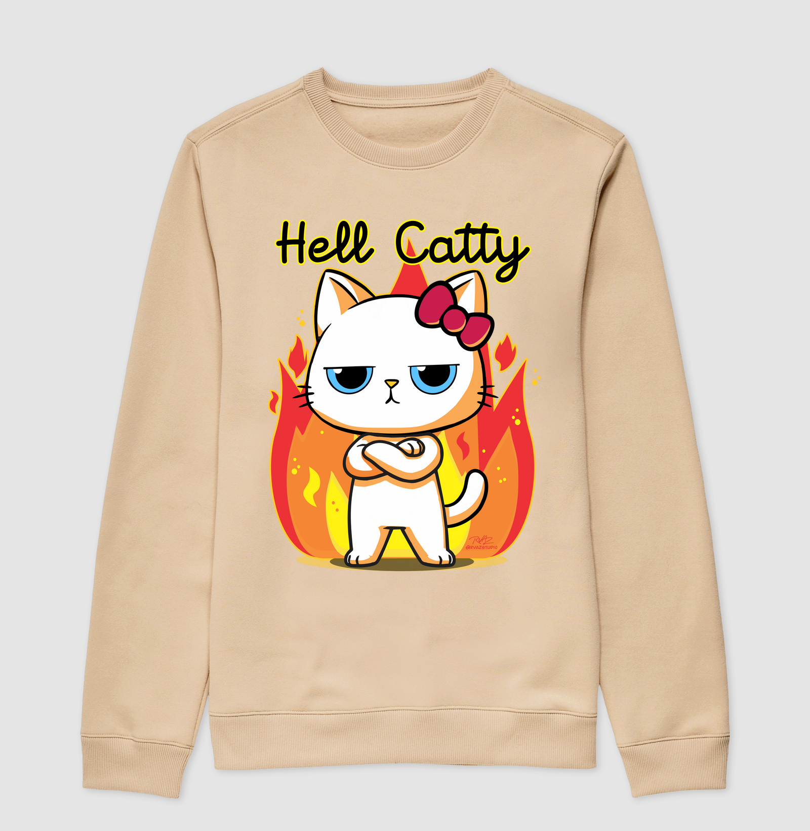 Camiseta Gato Sincero Hell Catty - Imagem 3