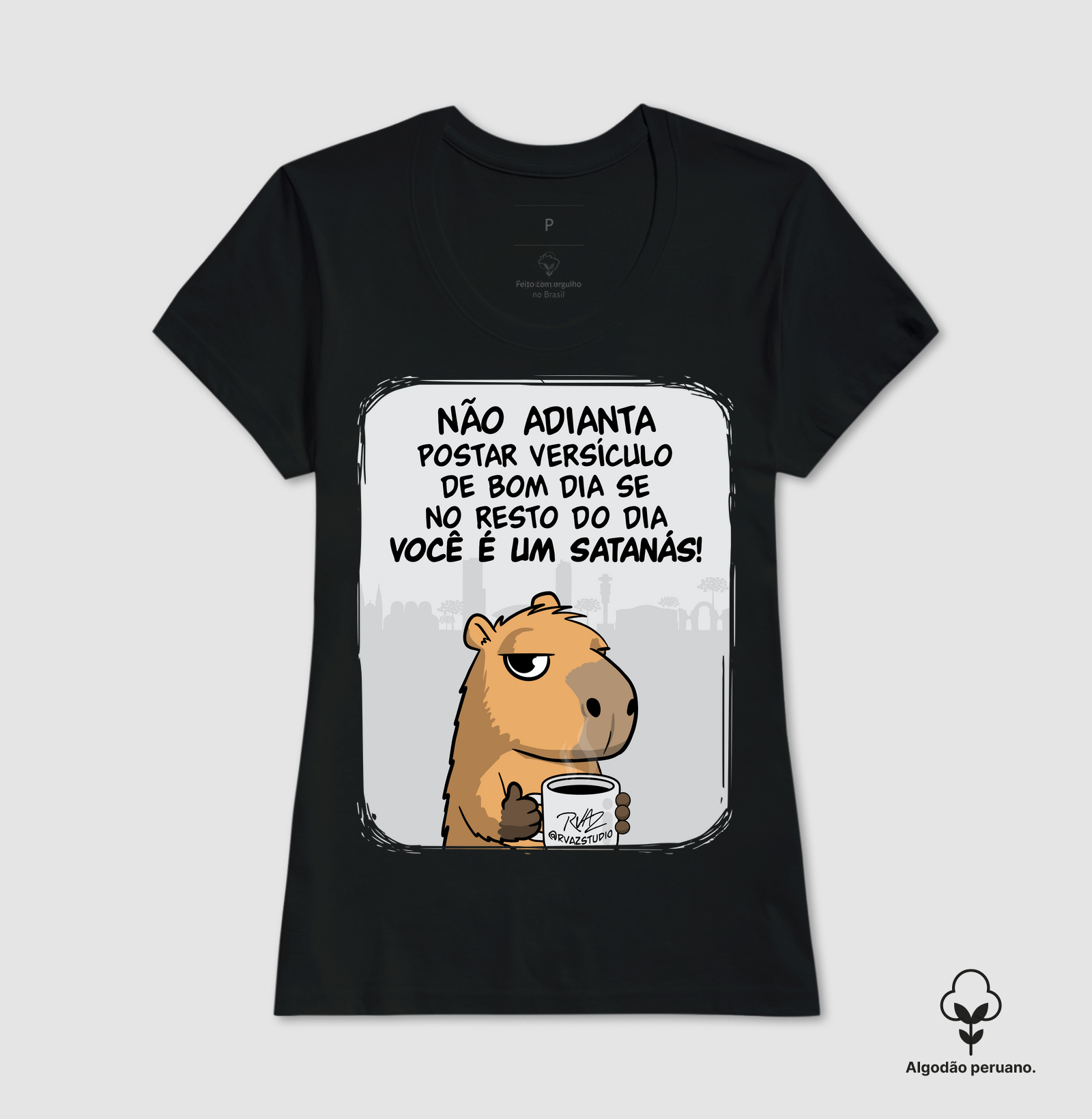 Camiseta Capivara Você é um Satanás - Imagem 4