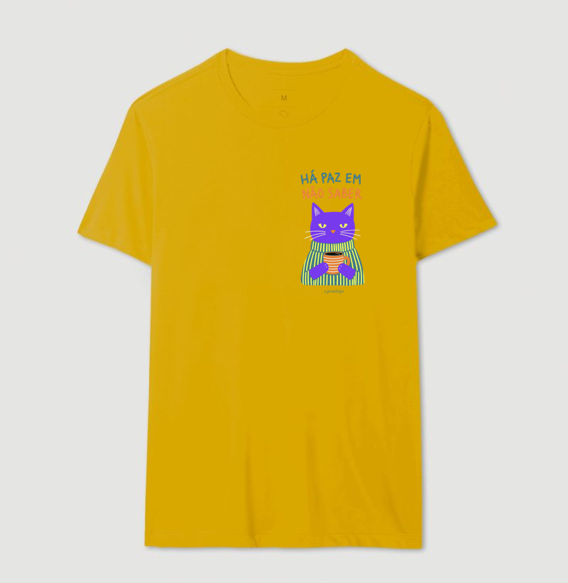 Camiseta Há Paz em Não Saber (estampa P) - Imagem 12