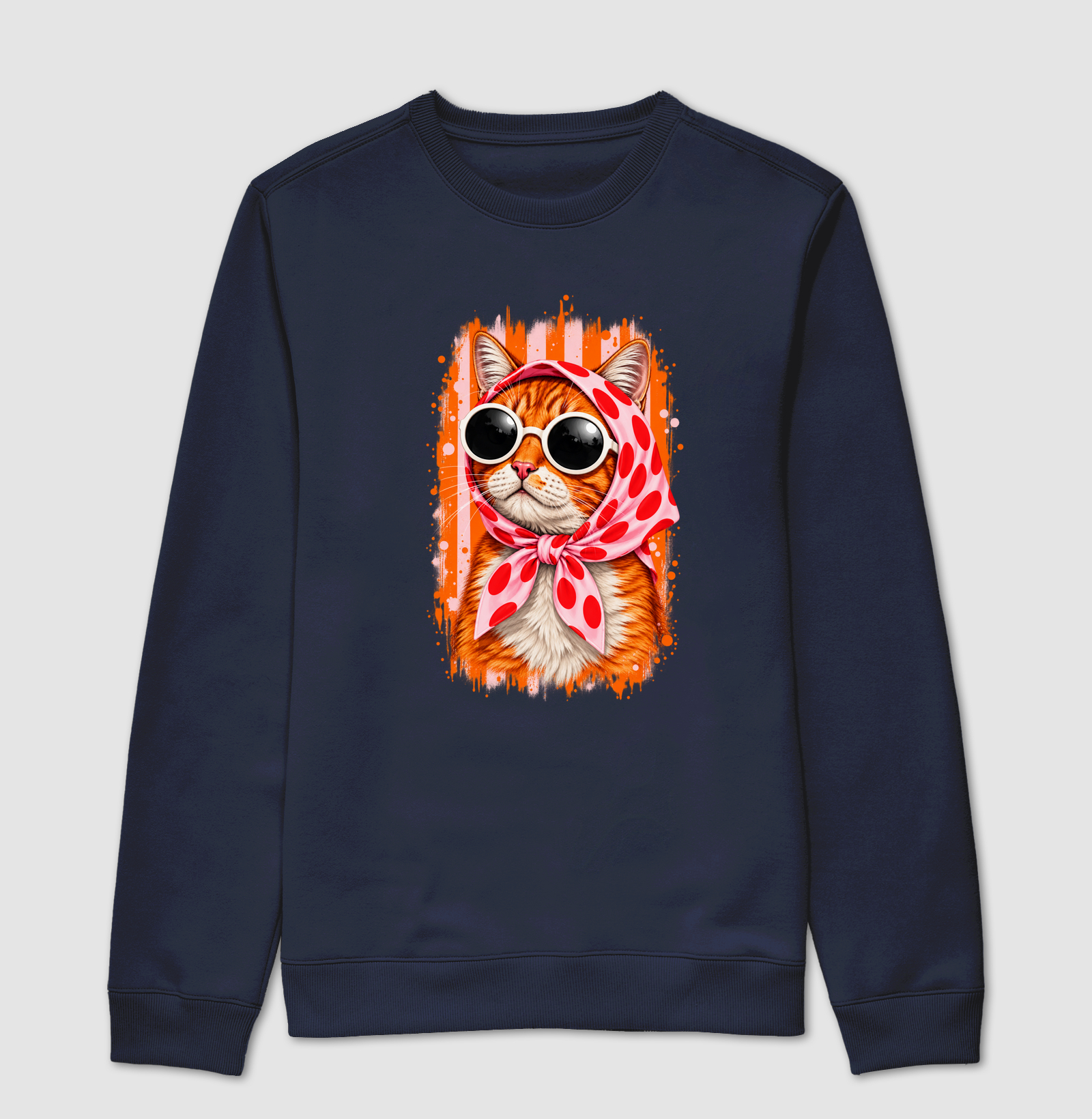 Gato Fashion Retrô Laranja  - Imagem 5