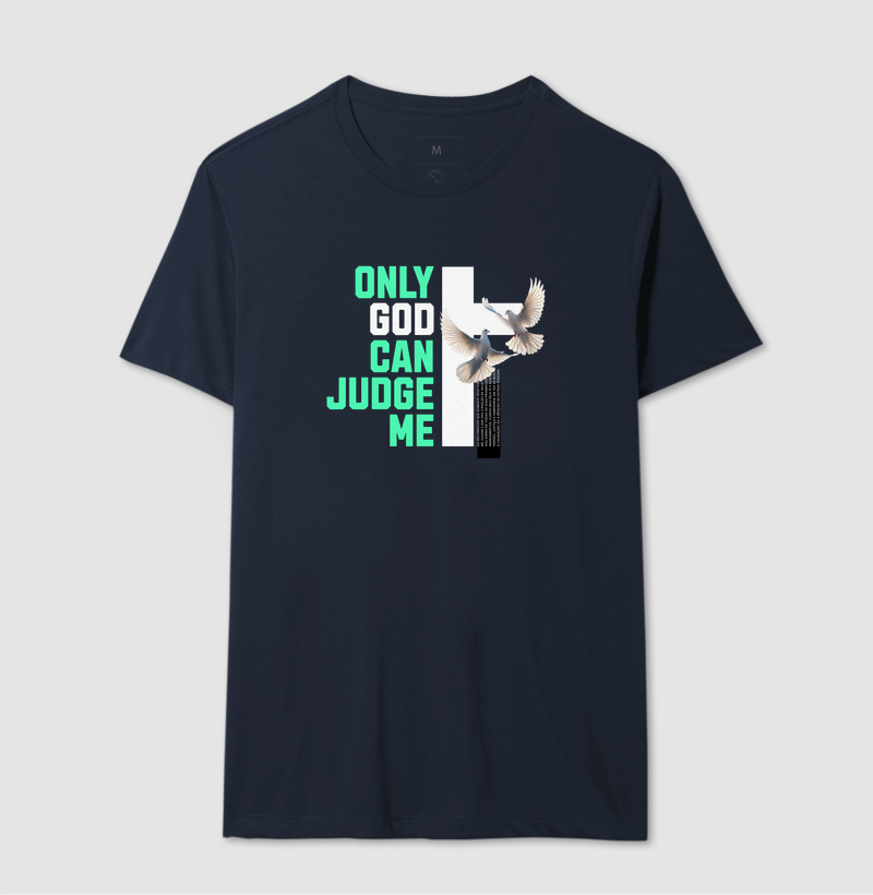 Camiseta Masculina Only God Can Judge Me - Imagem 3