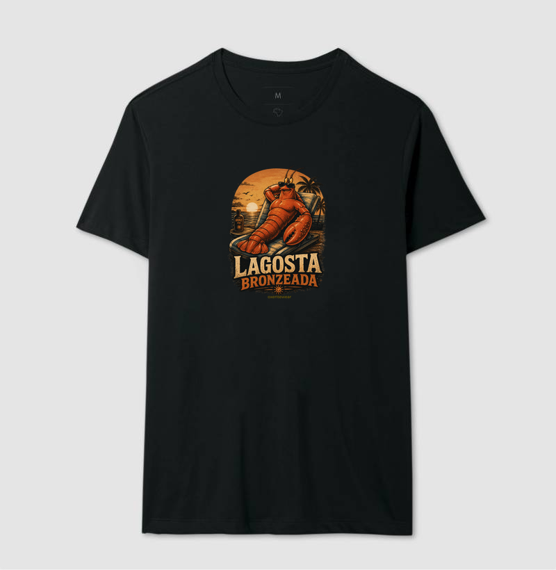 Camiseta Lagosta Bronzeada | OxenteWear - Imagem 2