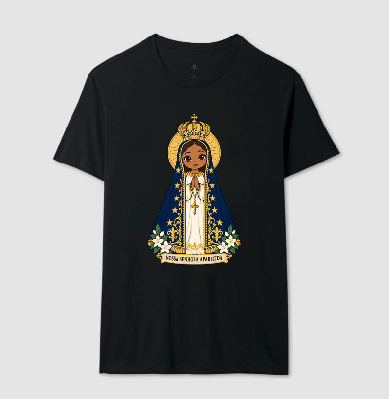 Nossa Senhora Aparecida estilo chibi - Imagem 2