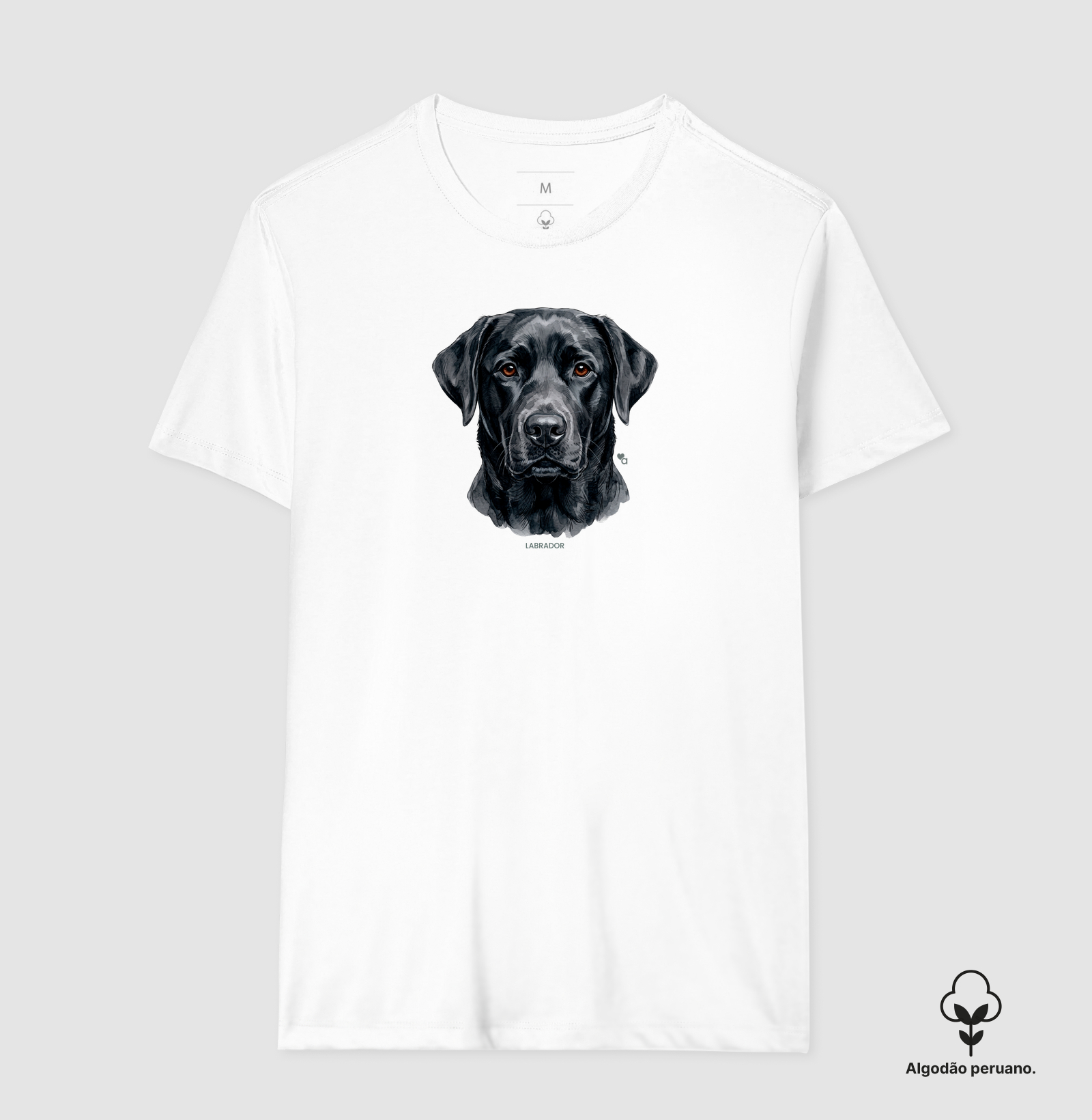 Cães - Labrador preto - Algodão Peruano - Imagem 4