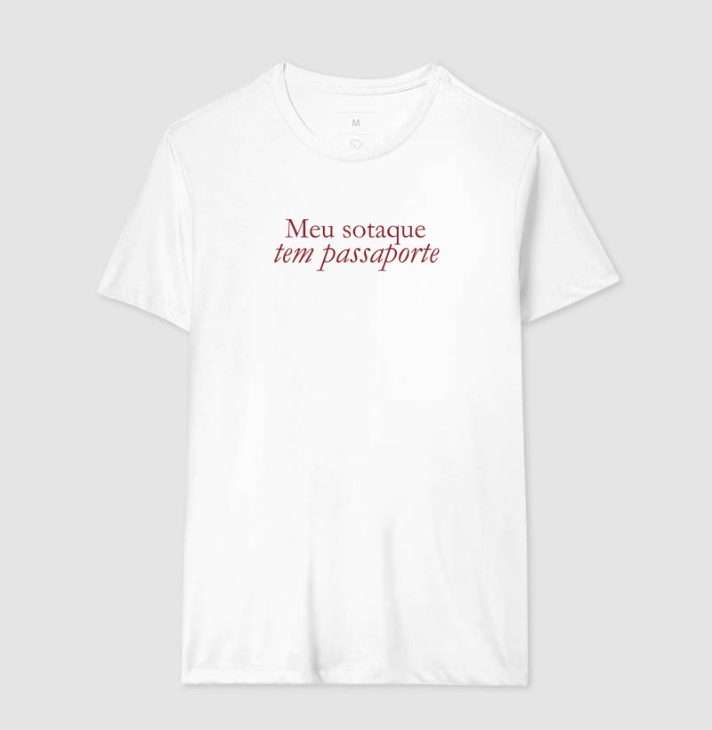 Camiseta Meu Sotaque Tem Passaporte - Imagem 4