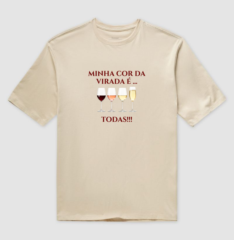  Camiseta Oversized Minha Cor da Virada É - Imagem 4